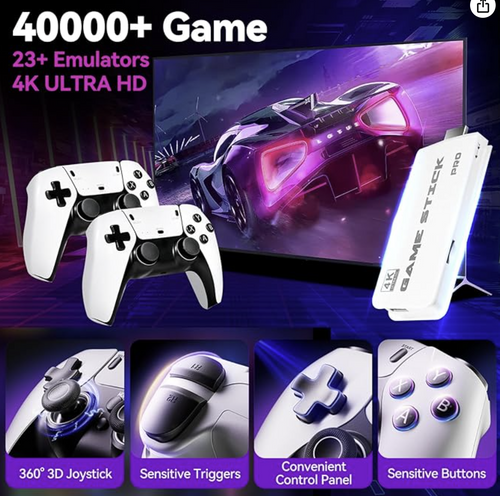 Montley RetroCast™ - 40,000+ Game Retro Console